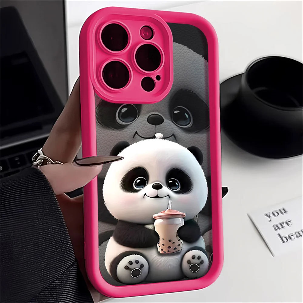 Panda Soft TPU Case For iPhone