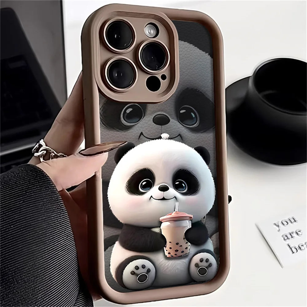 Panda Soft TPU Case For iPhone